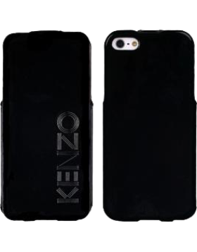 Flip Cover Leather Kenzo iPhone 5 | 5S Preto