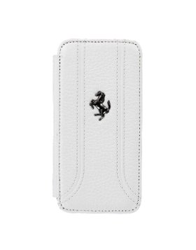 Flip Cover Leather Ferrari iPhone 5 Branco