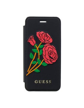 Flip Cover Guess Flower Desire iPhone 8 Preto