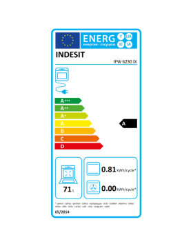 Forno de Encastre Indesit IFW6230IX 71L 1500W Inox