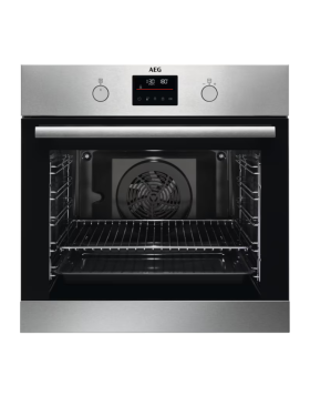 Forno Pirolítico de Encastre AEG BPB331161M 3500W 72L Inox