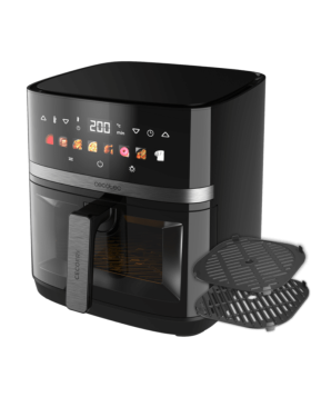 Fritadeira Cecotec Air Fryer Cecofry & Grill Duoheat 8000 8L 2200W Preto