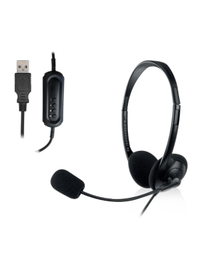 Headset USB Ewent com Microfone 