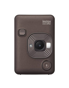 Máquina Fotográfica Instantânea Fujifilm Instax Mini LiPlay Deep Bronze