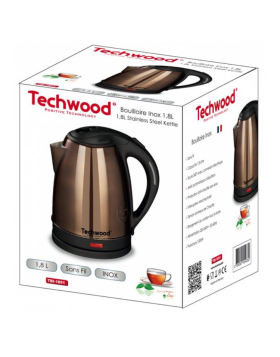 Jarro Elétrico Techwood 1.8L 1500W Castanho