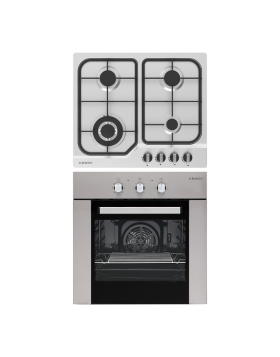 Pack Jocel Forno Elétrico 58L + Placa de Gás 4 Zonas 58cm