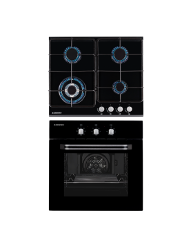 Pack Jocel Forno Elétrico 73L + Placa de Gás 4 Zonas 60cm