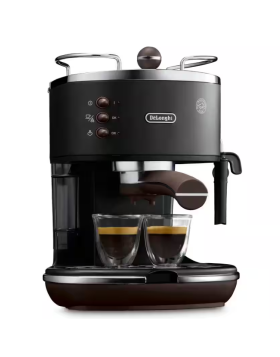 Máquina de Café Espresso Manual Delonghi Icona Vintage Preto