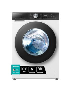 Máquina de Lavar Roupa Hisense WF5S1045BW 10Kg 1400RPM Classe A Branco