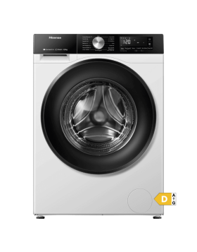 Máquina de Lavar e Secar Roupa Hisense WD3S8043BW3 8Kg/5Kg 1400RPM Classe D Branco