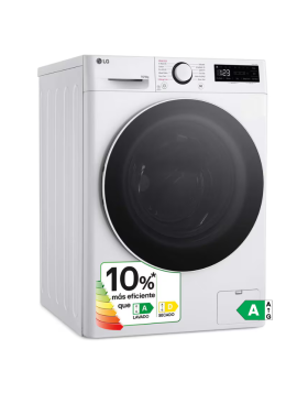 Máquina de Lavar e Secar Roupa LG F4DR6010A0W 10Kg/6Kg 1400RPM Classe D