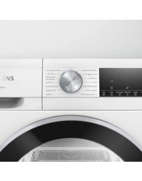 Máquina de Secar Roupa Siemens iQ500 WQ33G2D0ES 8Kg Classe A++ Branco