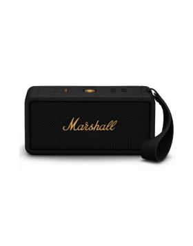 Coluna Bluetooth Marshal Middleton Black and Brass