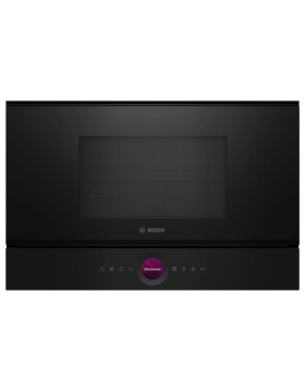 Microondas de Encastre Bosch BFL7221B1 Serie 8 21L 900W Preto