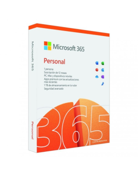 Microsoft 365 Personal 1 Utilizador 12 Meses Caixa