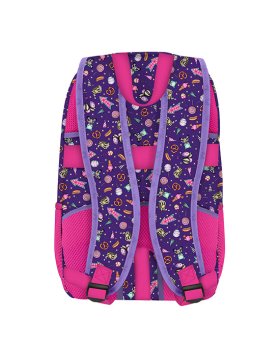 Mochila Escolar Safta Gorjuss Up And Away Roxo