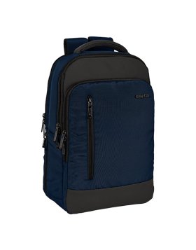 Mochila Safta Business 15.6" USB Azul Escuro