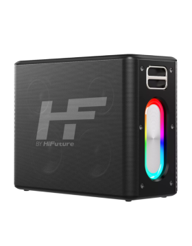 Coluna HiFuture MusicBox c/ Microfone 100W Preto
