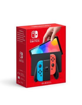 Nintendo Switch OLED 64GB Néon Azul/Vermelho