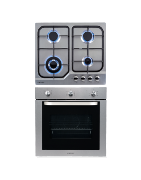 Pack Jocel Forno Elétrico 70L + Placa de Gás 4 Zonas 58cm