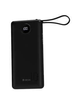 PowerBank Devia Extreme Speed 22.5W 4 Cabos 10000mAh Preta