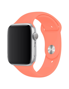 Pulseira Silicone Apple Watch 42/44/45/49mm Sport Band Coral