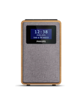 Rádio Doméstico Philips TAR5005 FM/DAB+ Madeira