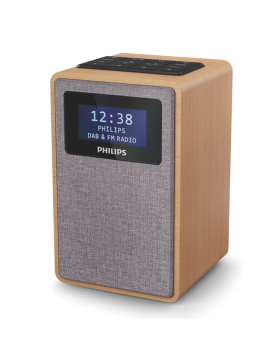 Rádio Doméstico Philips TAR5005 FM/DAB+ Madeira