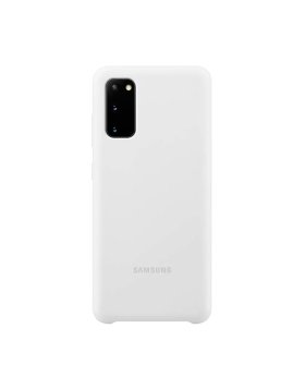 Silicone Cover Samsung Galaxy S20 G980 Branco