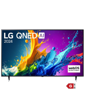 Televisão LG Série QNED80T 2024 Smart TV 4K QNED 43"