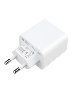 Carregador Xiaomi Mi Fast Charger 33W USB-A + USB-C Branco