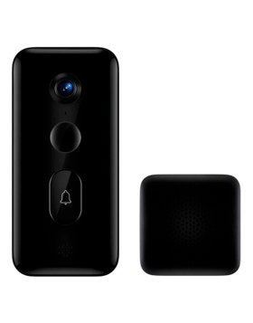 Vídeo Porteiro Xiaomi Smart Doorbell 3 Preto