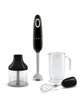 Varinha Mágica Smeg Anni 50 Preto + Acessórios