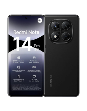 Smartphone Xiaomi Redmi Note 14 Pro 5G 8GB/256GB Dual Sim Preto