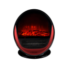Salamandra Elétrica Jocel 1500W Preta/Vermelha