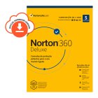 Antivírus Norton 360 Deluxe 2020 | 5 Dispositivos | 1 Ano | VPN e Password Manager | PC/Mac/Smartphones/Tablets