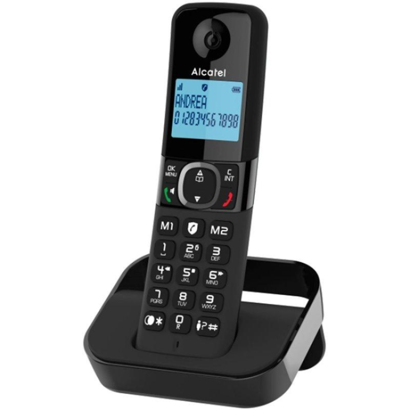 Telefone Fixo Alcatel Dect F860 Duo Preto