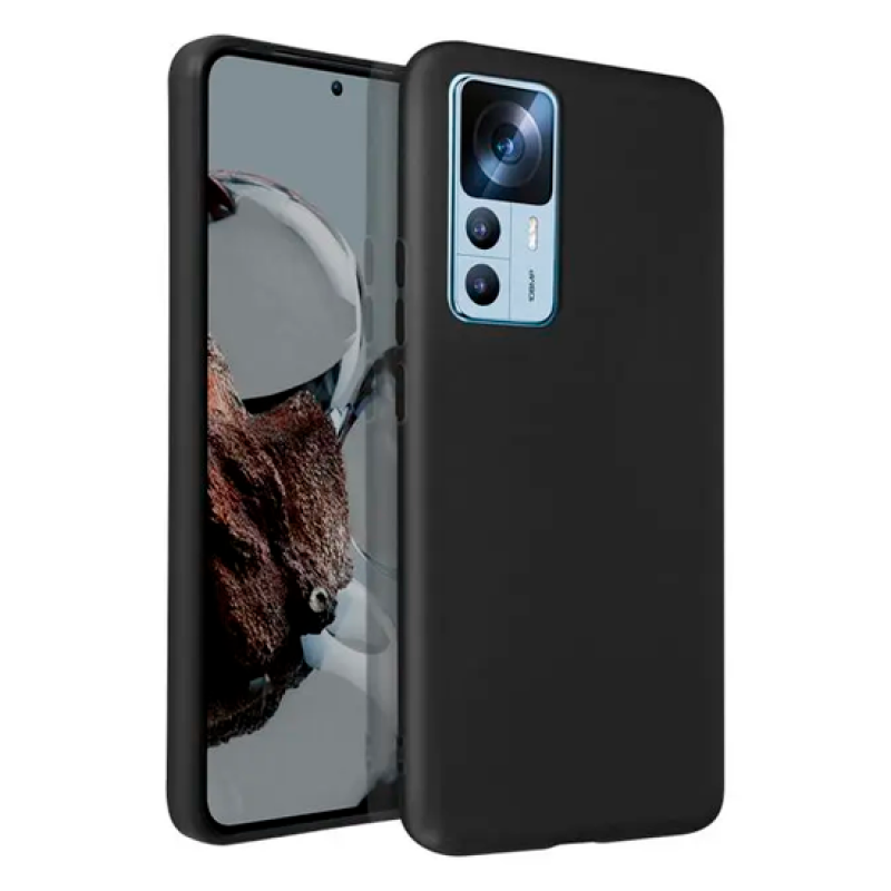 Capa Silicone T-K Xiaomi 12T Preto