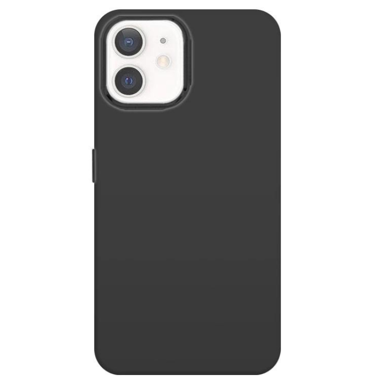 Capa T-K Silicone iPhone 12/12 Pro Preto