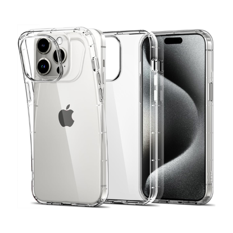 Capa T-K Silicone iPhone 15 Pro Max Clear