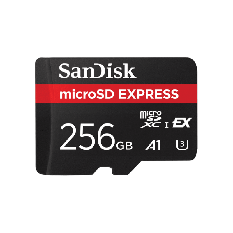 Cartão Memória MicroSD Sandisk Express 256GB A1 U3 c/ Adaptador