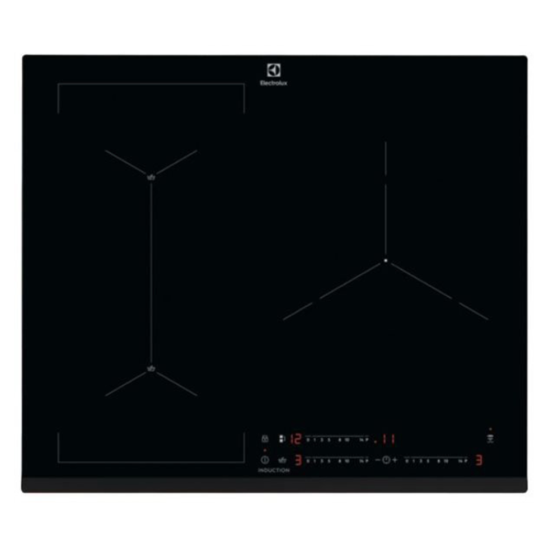 Placa de Indução Electrolux EIS62341 6400W 3 Zonas 60cm 