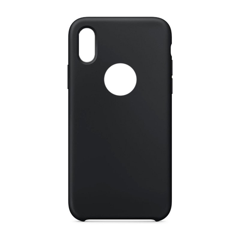Silicone Cover iPhone Xs Max Preto