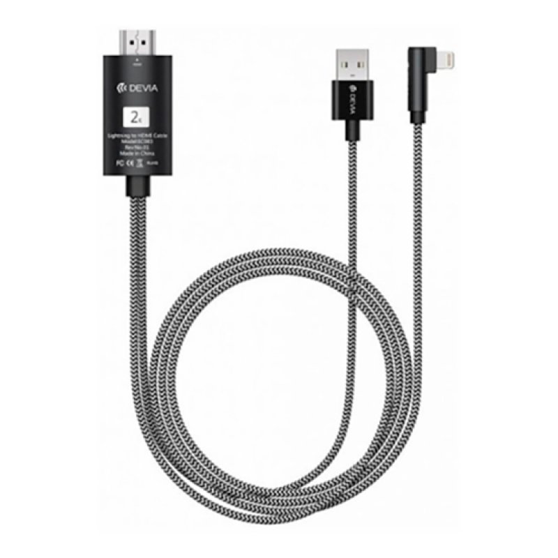 Storm DEVIA HDMI Cable to Lightning/USB Preto