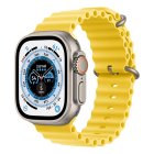 Smartwatch Apple Watch Ultra GPS+Cellular 49mm Titânio C/Bracelete Ocean Amarela
