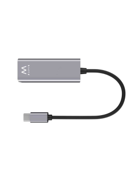 Adaptador de Rede Ewent Gigabit USB-C Cinza EW9818