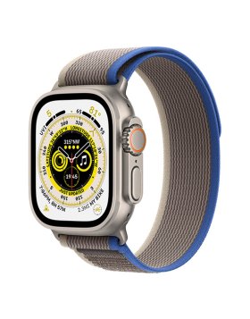 Smartwatch Apple Watch Ultra GPS+Cellular 49mm Titânio C/Bracelete Loop Trail S/M Azul/Cinzenta