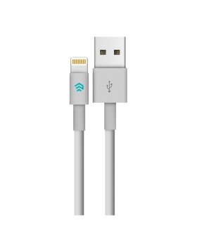 Cabo Smart Devia USB p/ Lightning 2.1A 5V 2M Branco