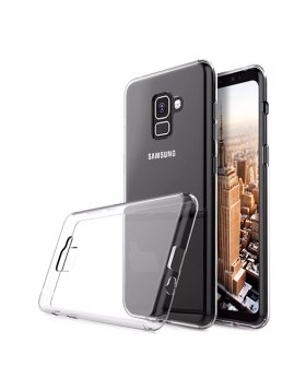 Capa silicone Samsung Galaxy A8+ A730 Transparente
