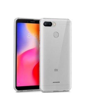 Capa silicone Xiaomi Redmi 6 - Transparente